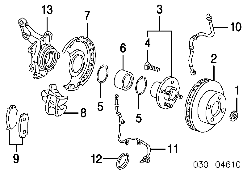 Fechadura de mola de suporte para Nissan Tiida (C11X)