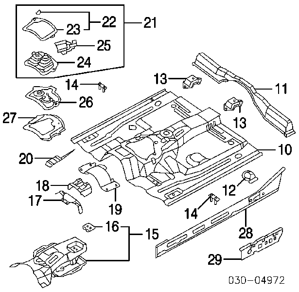  749670W020 Nissan