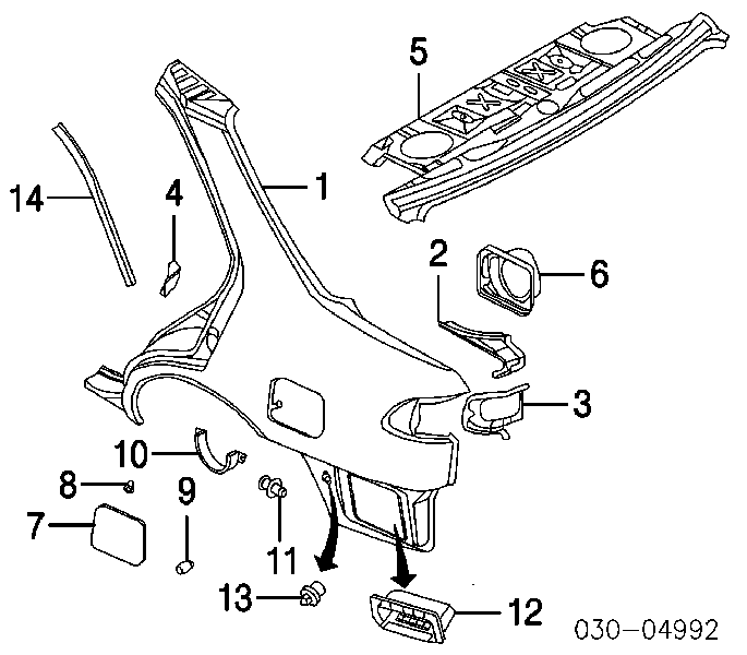 91545SE00030 Honda 