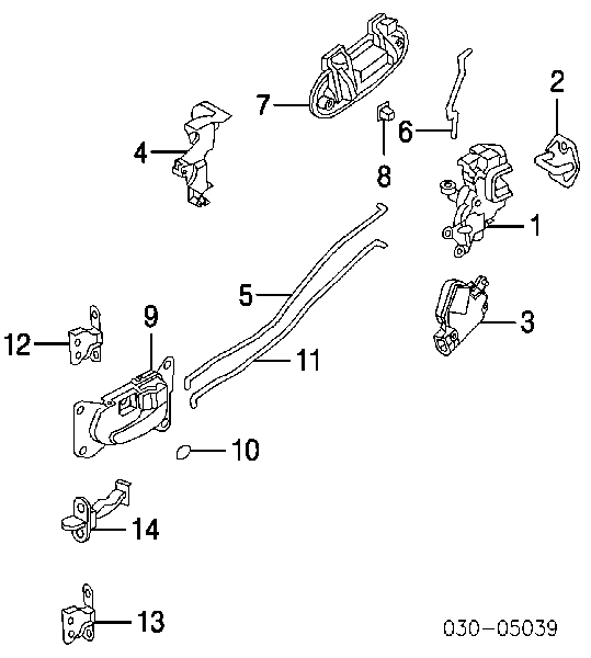 824205M030 Nissan 