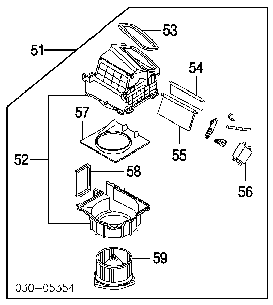 Вентилятор печки 27225AM610 Nissan