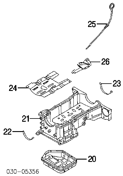 Tampão de panela de motor para Nissan Micra (K11)