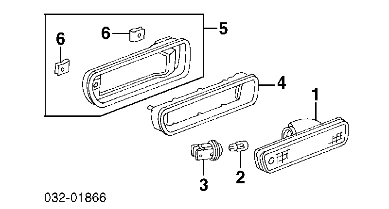 Luz intermitente guardabarros izquierdo 33801S30A01 HONDA