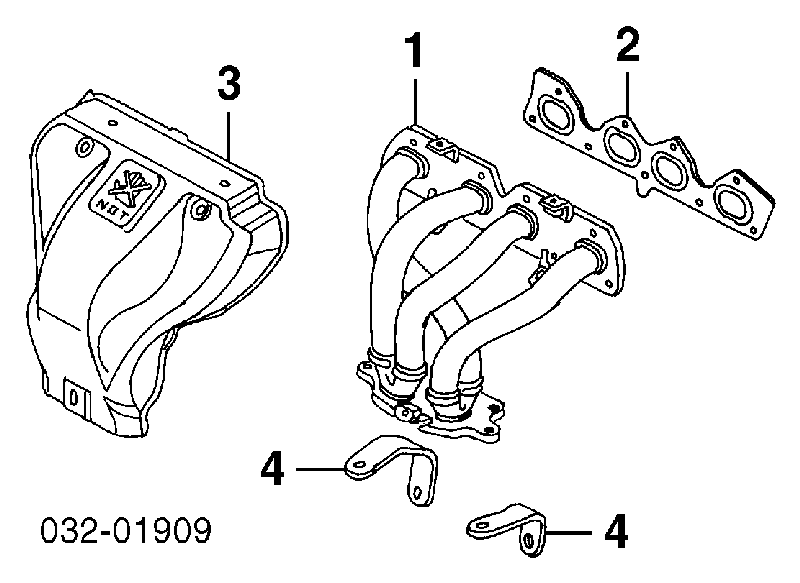 18115P5M003 Honda vedante de tubo coletor de escape