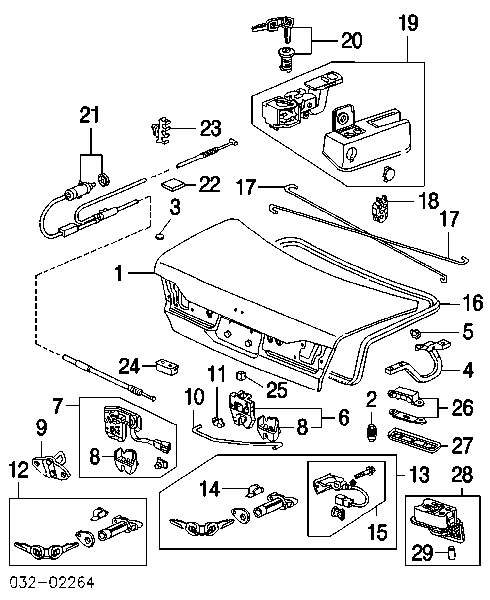 74829S84A00 Honda 