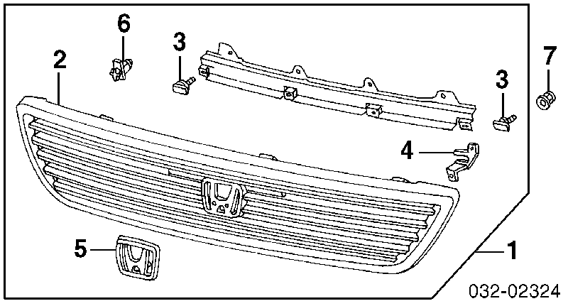 Пистон (клип) крепления подкрылка переднего крыла 90157SP0901 Honda