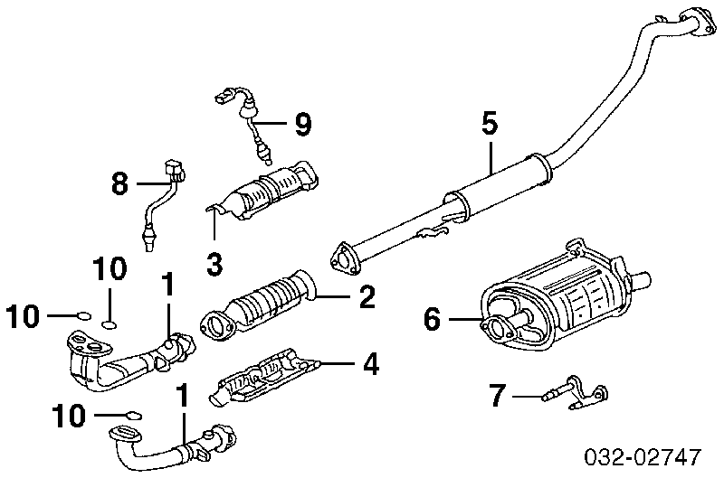 Consola de tubo de admissão do silenciador para Honda CR-V (RD)