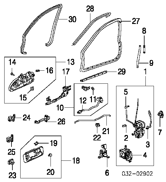 72155S84A11 Honda 