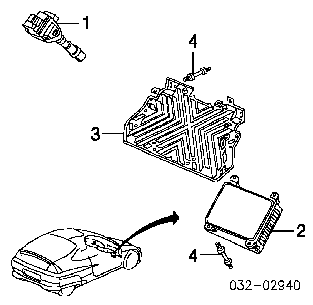 Катушка зажигания UF257 Standard