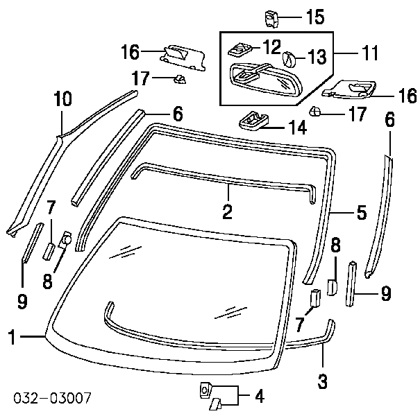 73150S03003 Honda 