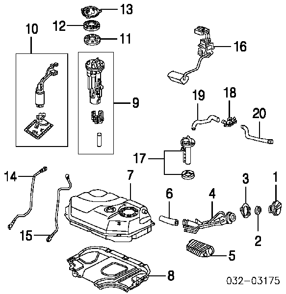  17630S2AA32 Honda