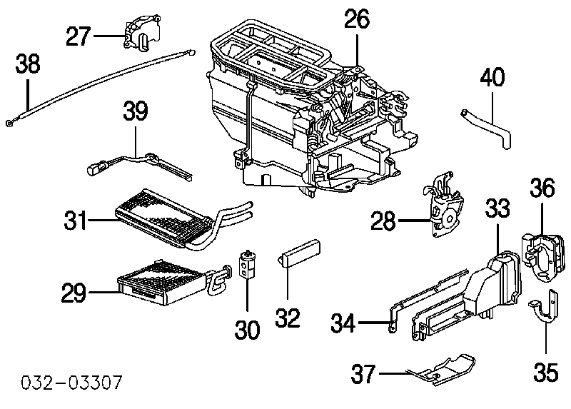 Клапан TRV кондиционера на Suzuki Grand Vitara FT, GT