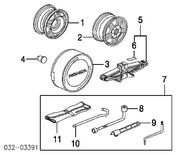  75590S9A003 Honda