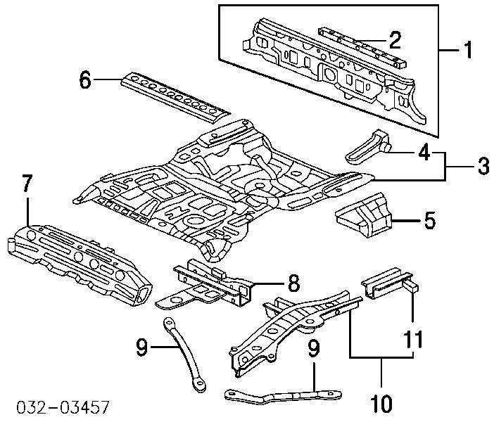  74701S9A000 Honda