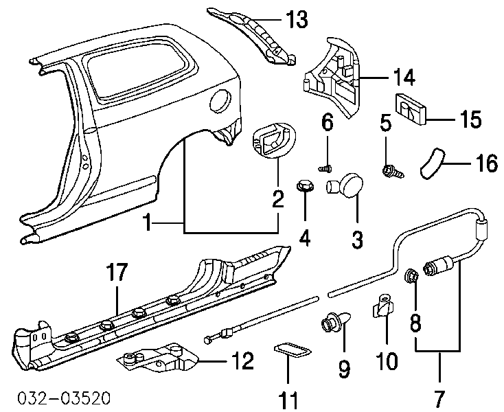  63320S5SE00ZZ Honda