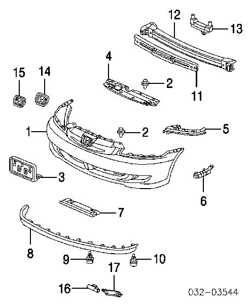 Купить 75700S5B003 Honda 