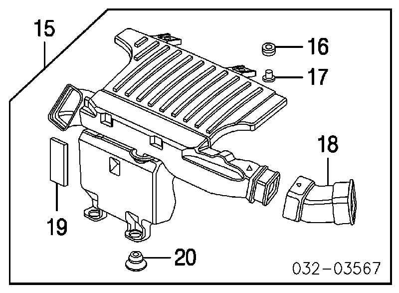 17216PE2003 Honda 