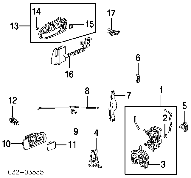  72150S5AA11 Honda