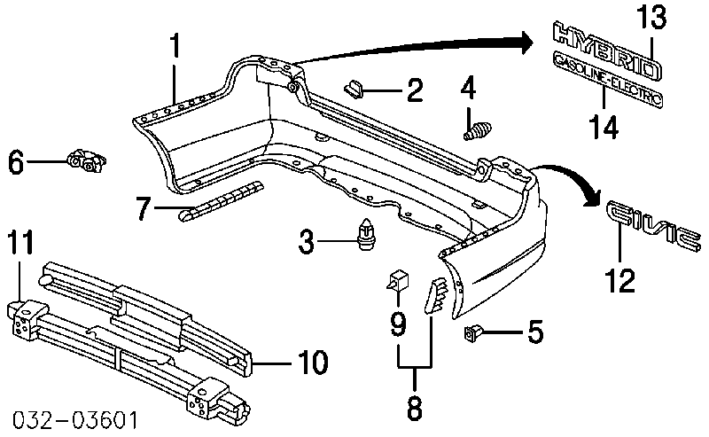 71594S5A000 Honda 