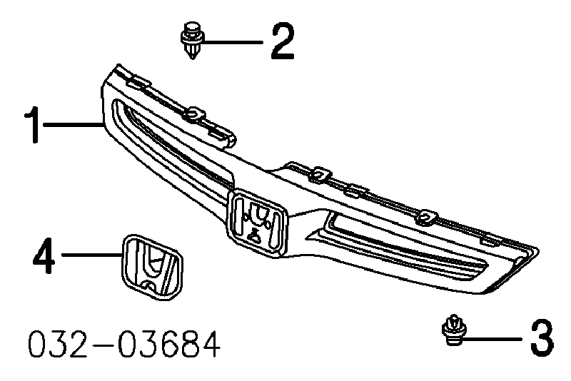 Cápsula (prendedor) de fixação do forro do pára-choque do pára-lama dianteiro para Honda Accord (CU)
