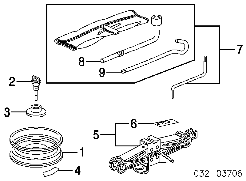 74652SDA003 Honda 