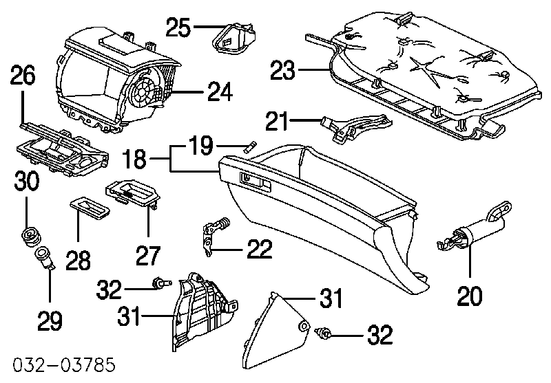  77286SDAA00ZA Honda