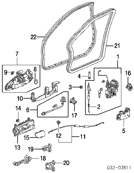  67420SDNA01ZZ Honda