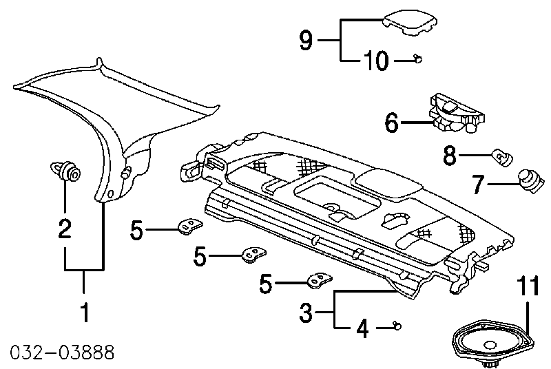  84505S5A930ZC Honda