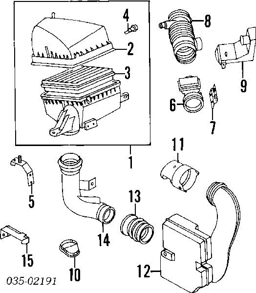 Расходомер воздуха Мазда Кседос 9 (Mazda Xedos)