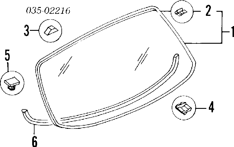 Compactador de pára-brisas para Mazda Demio (DW)