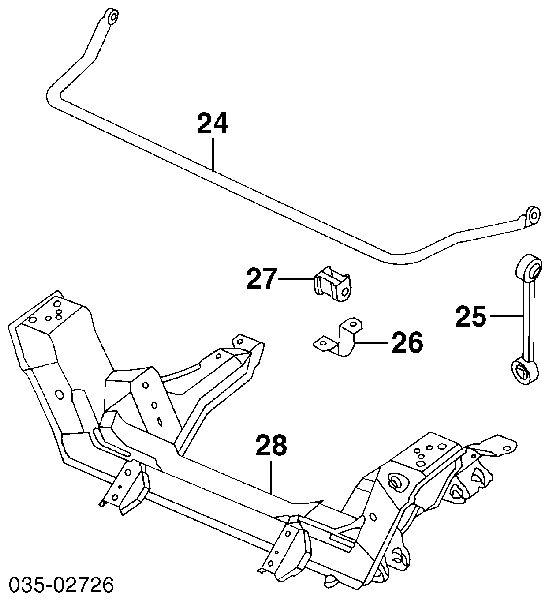 Bucha de estabilizador dianteiro para Mazda MX-5 (NA)