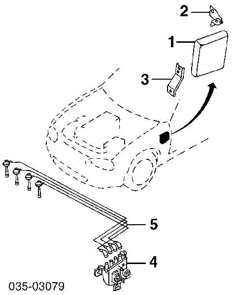 Высоковольтные провода 000018121A Mazda