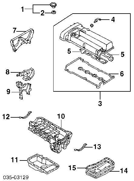 Válvula PCV de ventilação dos gases de cárter para Mazda 2 (DE)