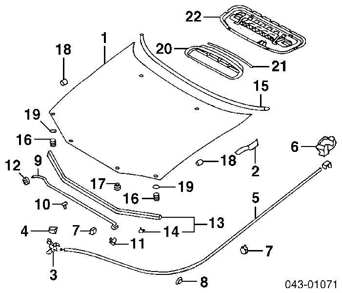  57260AC050 Subaru