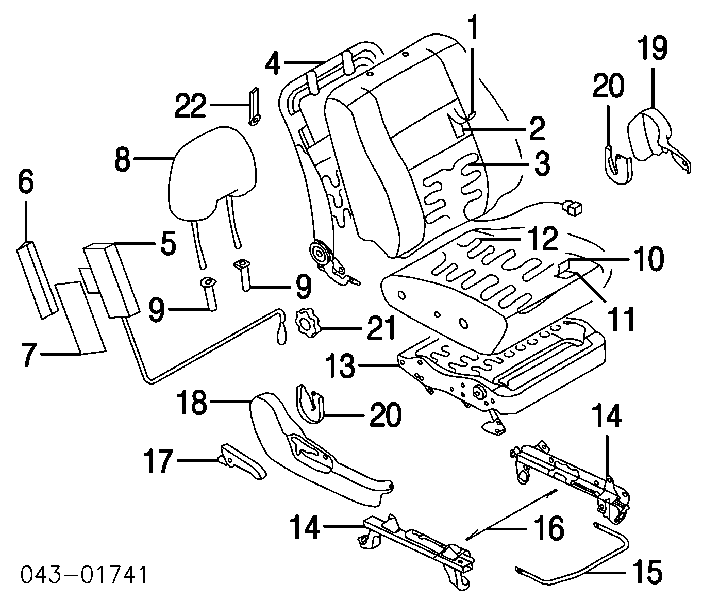  64143SA020ML Subaru