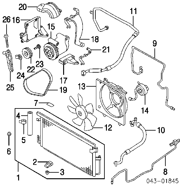  73611FE010 Subaru