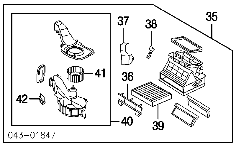  72254FE030 Subaru