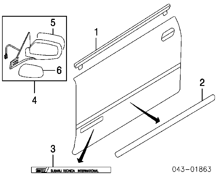  91054FE000BH Subaru