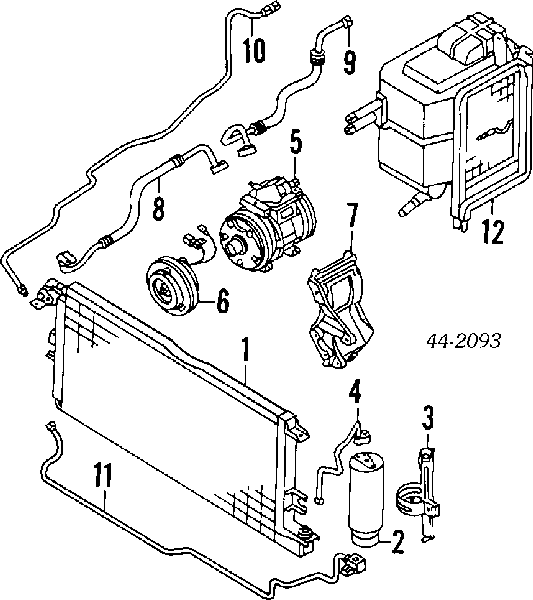 Муфта (магнитная катушка) компрессора кондиционера TOYOTA 8841060310