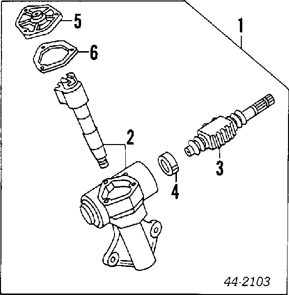 4531035330 Toyota cremalheira da direção