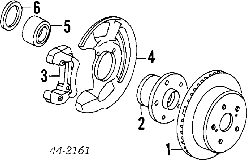 Bucim de cubo dianteiro para Lexus IS (E1)