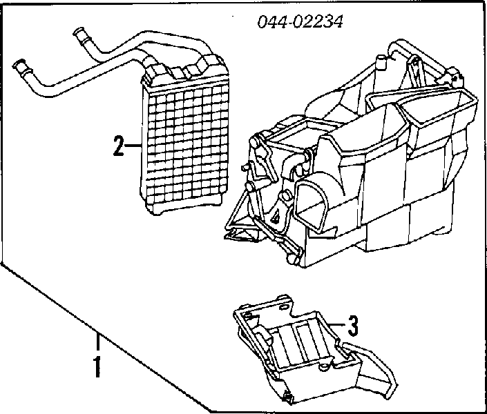 Радиатор печки 8715089119 Toyota