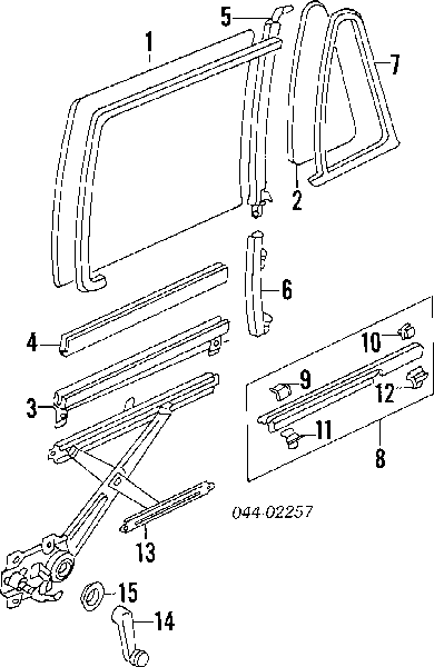 8571035020 Toyota Мотор стеклоподъемника двери задней, правой