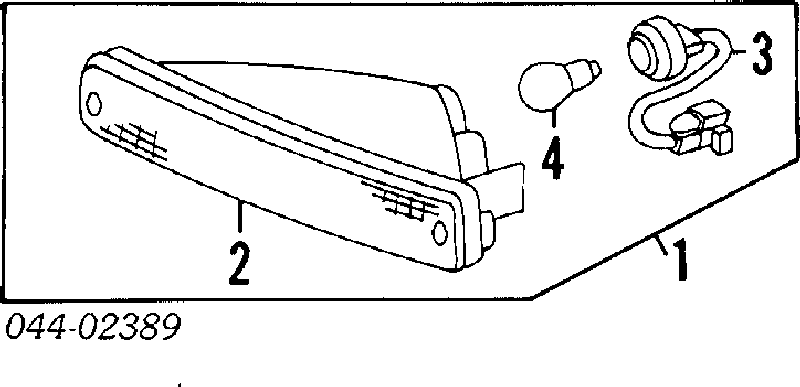 8151060380 Toyota pisca-pisca direito