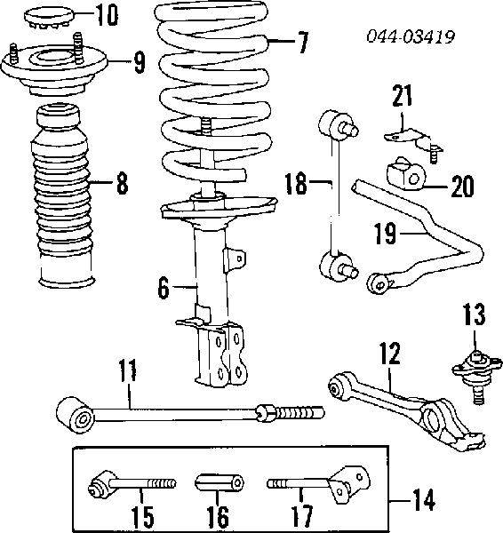  4504617040 Toyota