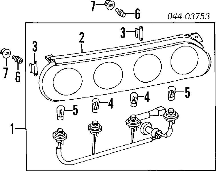 Пистон (клип) крепления бампера заднего на Toyota Camry V30
