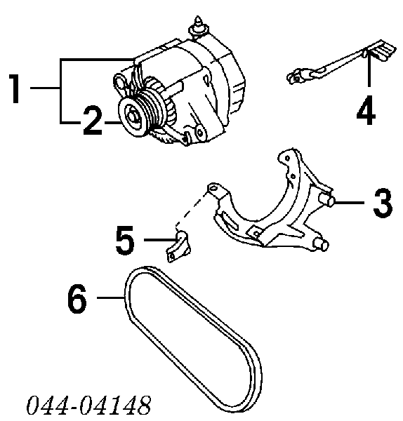 2741162070 Toyota Обгонная муфта генератора