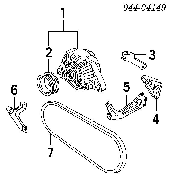 270602001084 Toyota gerador