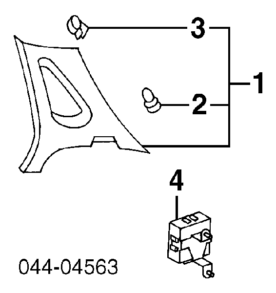 9046805077 Toyota cápsula (prendedor de fixação de revestimento da porta)