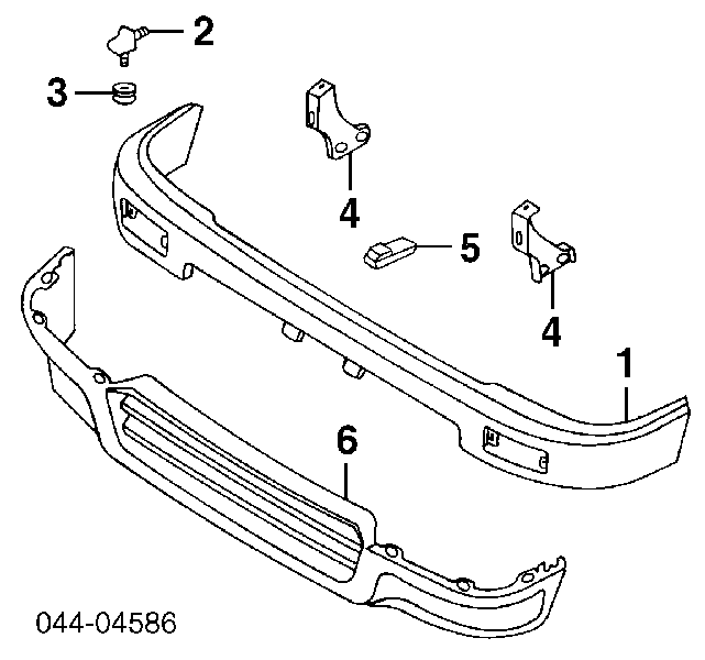 Передний бампер 5391189114 Toyota